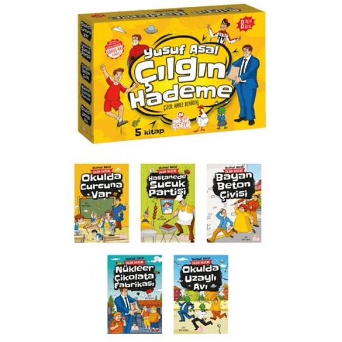 Çılgın Hademe Seti (5 Kitap-Soru Kitapçığı)