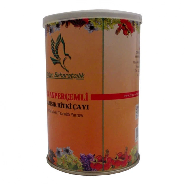 Civanperçemli sel Karışım Çay 100 Gr Teneke Kutu