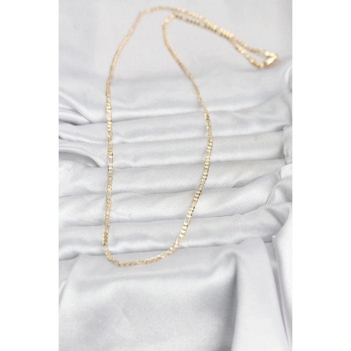 CM 14K Gold Renk İnce Kuşgözü Zincir Model 60 cm Kadın Kolye