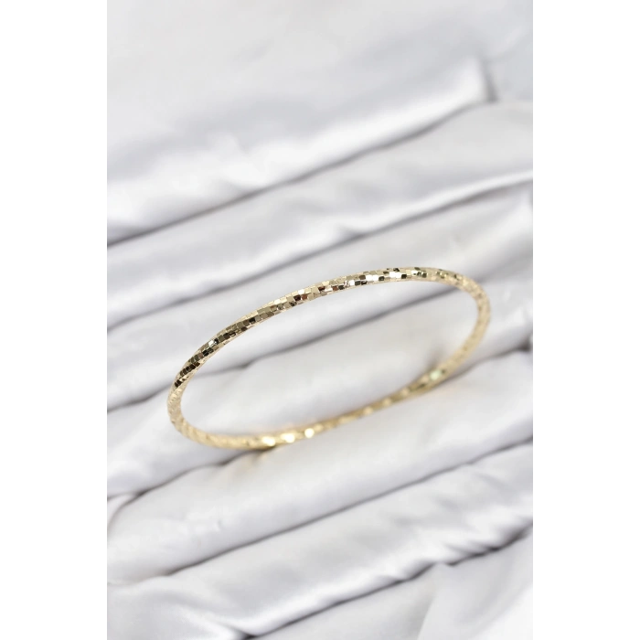 CM Gold Renk Lazer Kesim 65 mm Bilezik