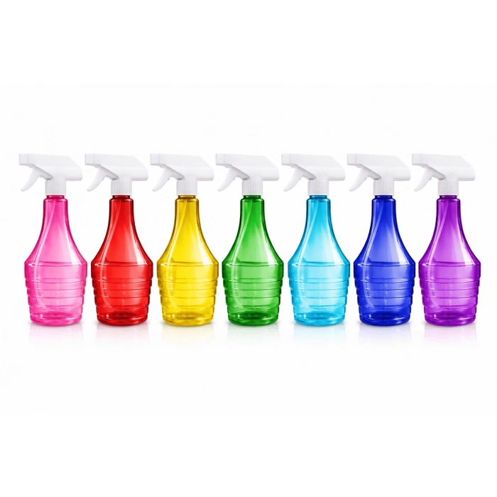 Çok Amaçlı Fısfıs Çiçek Sulama Şeffaf Su Sprey Şişesi 500 ML