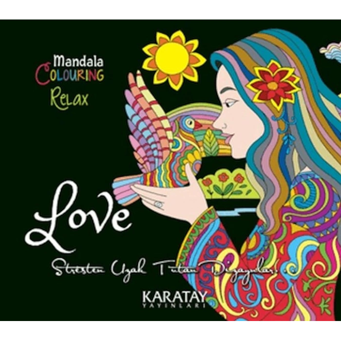 Coloring Relax Mandala - Love