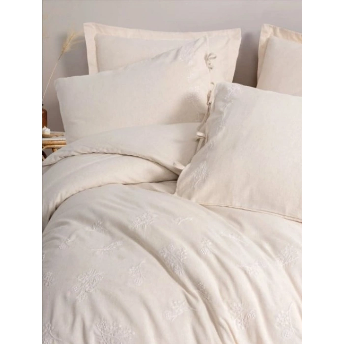 Cotton Keten Çift Kişilik Nev Takımı Esmira