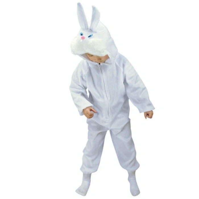 Çuk Tşan Kostümü Beyaz Renk 6-7 Yaş 120 cm