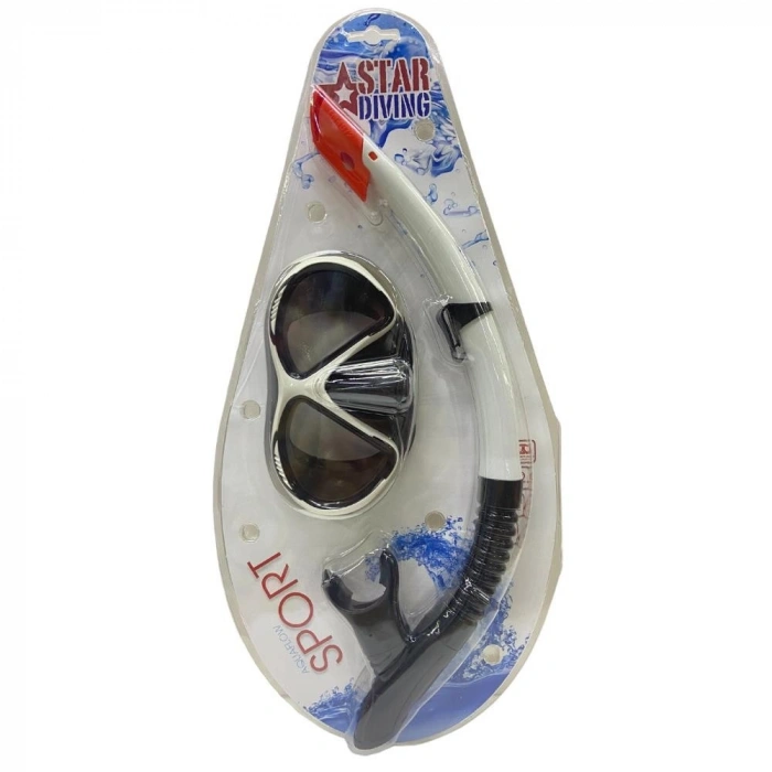 Dalış Maskesi ve Snorkel Yetişkin - 51711-BEYAZ - 1 ADET