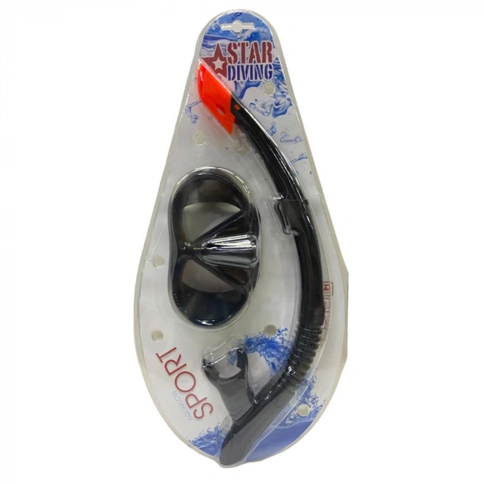Dalış Maskesi ve Snorkel Yetişkin - 51711-KIRMIZI - 1 ADET
