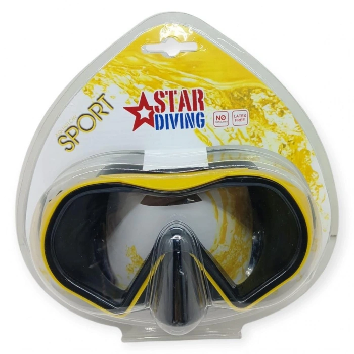 Dalış Maskesi Yetişkin - 51702-SARI - 1 ADET