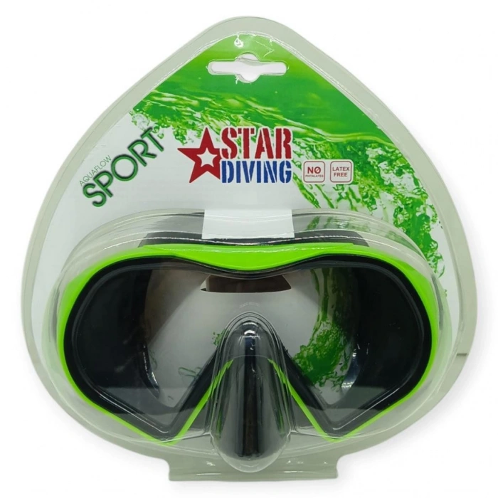 Dalış Maskesi Yetişkin - 51702-YEŞİL - 1 ADET