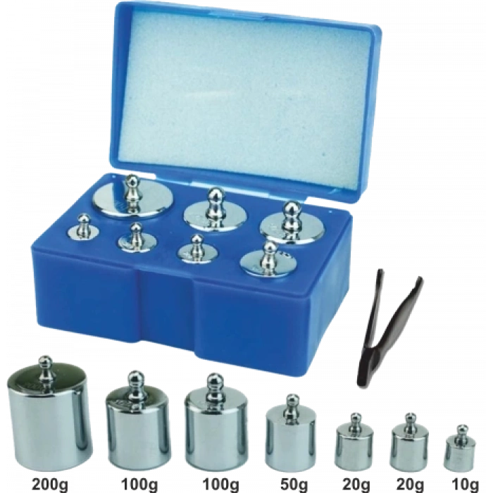 Diamond Terazi 8 Parça Ağırlık Paslanmaz Krom Gram Seti (300gr200gr100gr50gr20gr10gr) (  )
