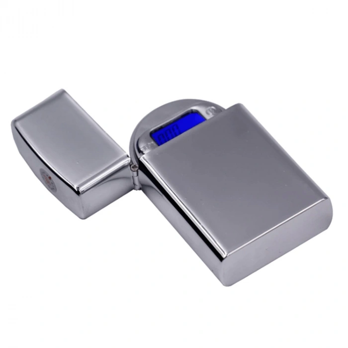 Diamond Zippo Çakmak Şeklinde Kutulu Mini Cep Hassas Dijital Terazi (200gr0.01) (  )