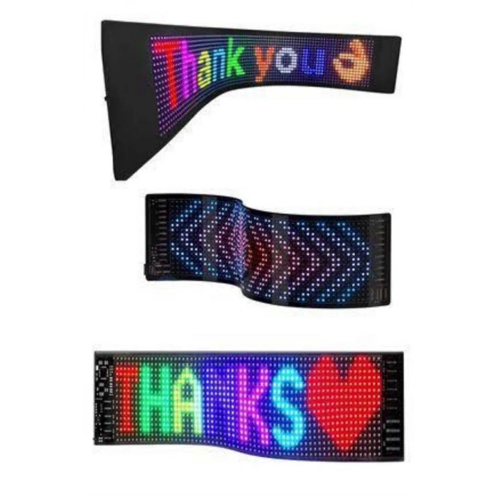Digital Araba Yazısı Ekran Matrix En Büyük Boy Matrix LED Panel 19*96 pıxel
