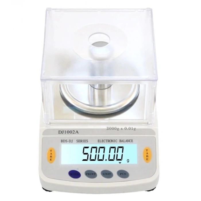 DJ602A Kefeli Hassas Terazi 3000 g Kapasiteli, 0.01 g Hassasiyetle Profesyonel Ölçüm (  )