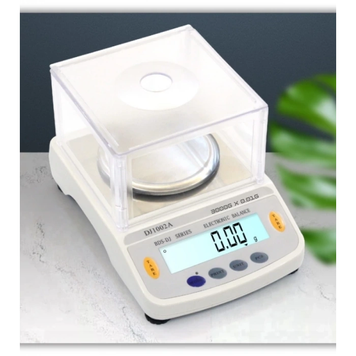 DJ602A Kefeli Hassas Terazi 3000 g Kapasiteli, 0.01 g Hassasiyetle Profesyonel Ölçüm (  )