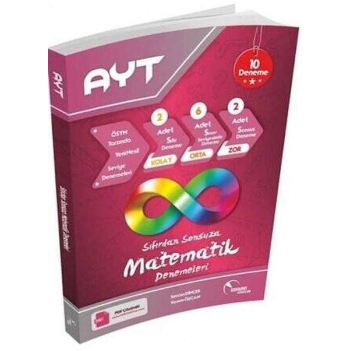 Doktrin Yayınları AYT Sıfırdan Sonsuza Matematik Video Çözümlü 10 lu Deneme