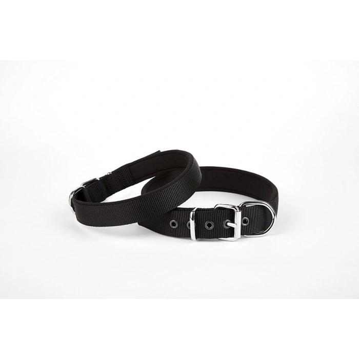 Dokuma Köpek Boyun Tasması 45-52 cm Siyah