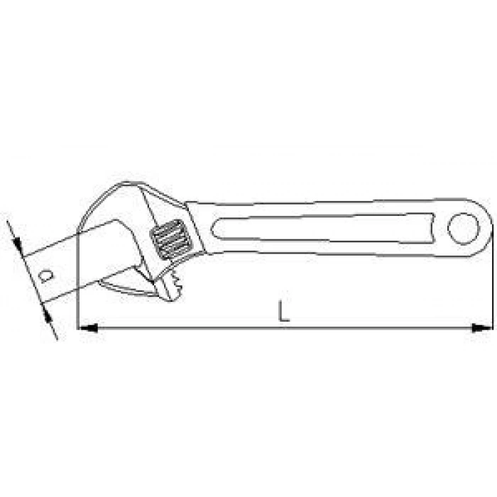 Elta 0601 Kurbağacık Anahtar 12 34 mm