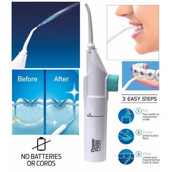 Ergonomik Tasarım Power Floss Mekanik Diş Ve Ağız Temizleme Aleti (  )