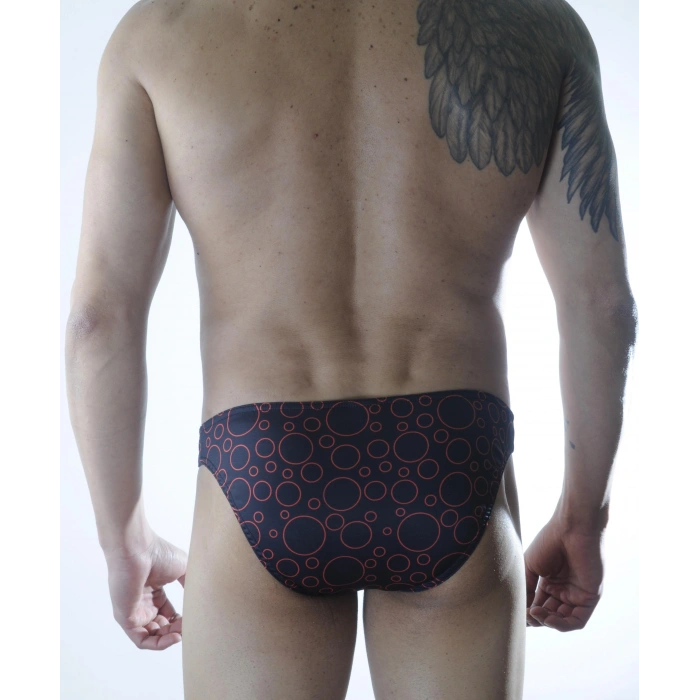 Erkek Daire Desenli Slip Çamaşır