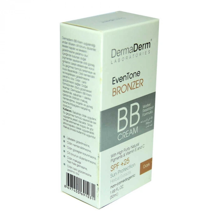 EvenTone BB  Koyu Ton Spf+25 Güneş Koruma  Özlü 50 ML