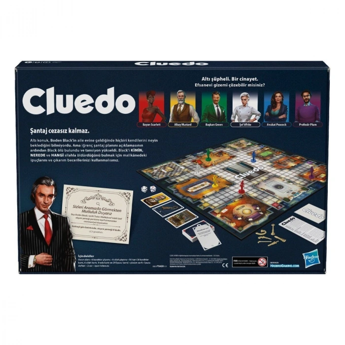 F6420 Hasbro  - Cluedo +8 yaş