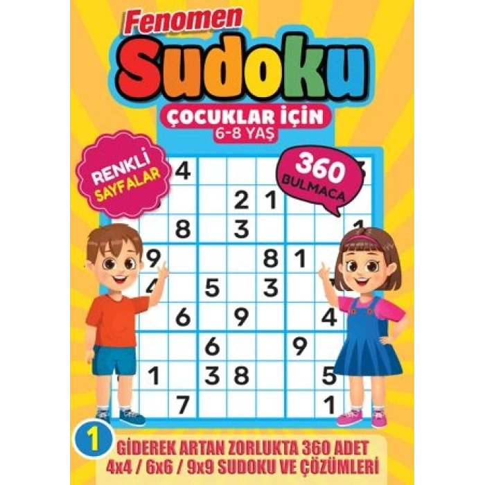 Fenomen Çocuklar İçin Sudoku 6-8 Yaş