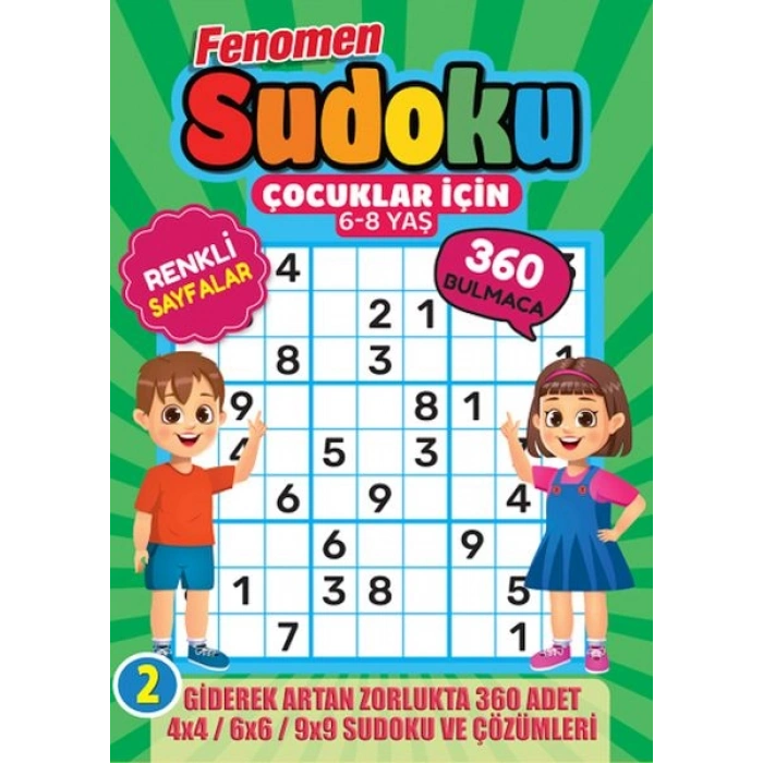 Fenomen Çocuklar İçin Sudoku 6-8 Yaş -2