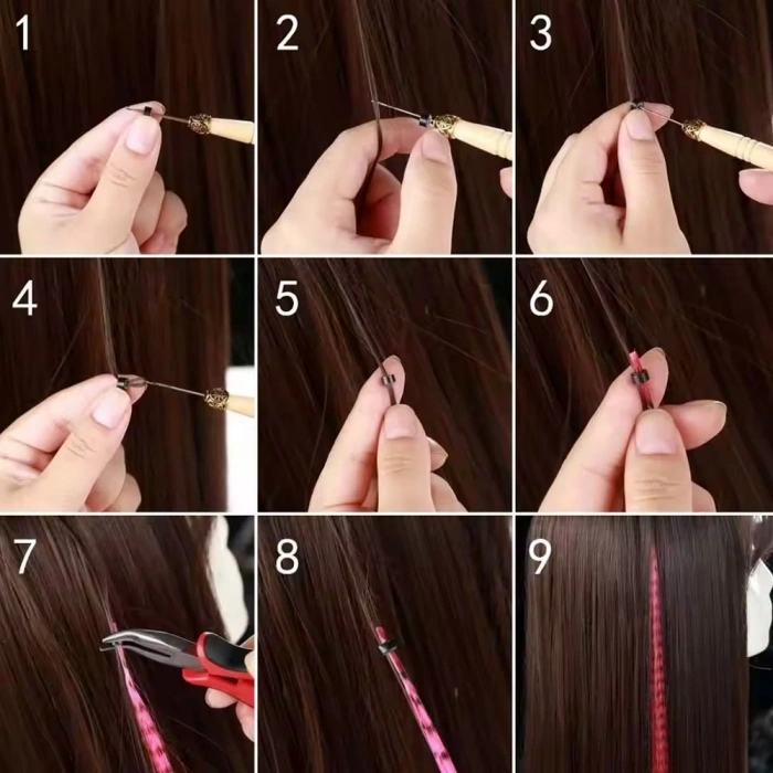 Fiber Sen Boncuk Kaynaklık Renkli  / Şeker Pembe / 100 Adet