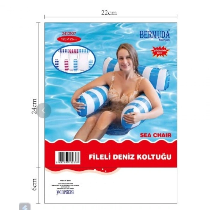 Fileli 3 Yastıklı Premium Deniz Huz Hamağı  - 1 ADET