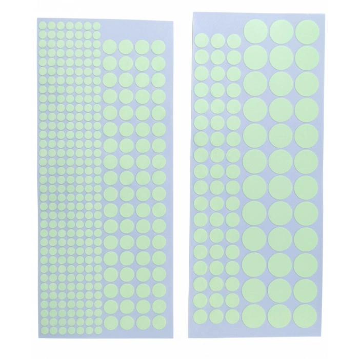 Fosforlu Etiket Karanlıkta Işık Veren Yıldız Tozu Etiketleri