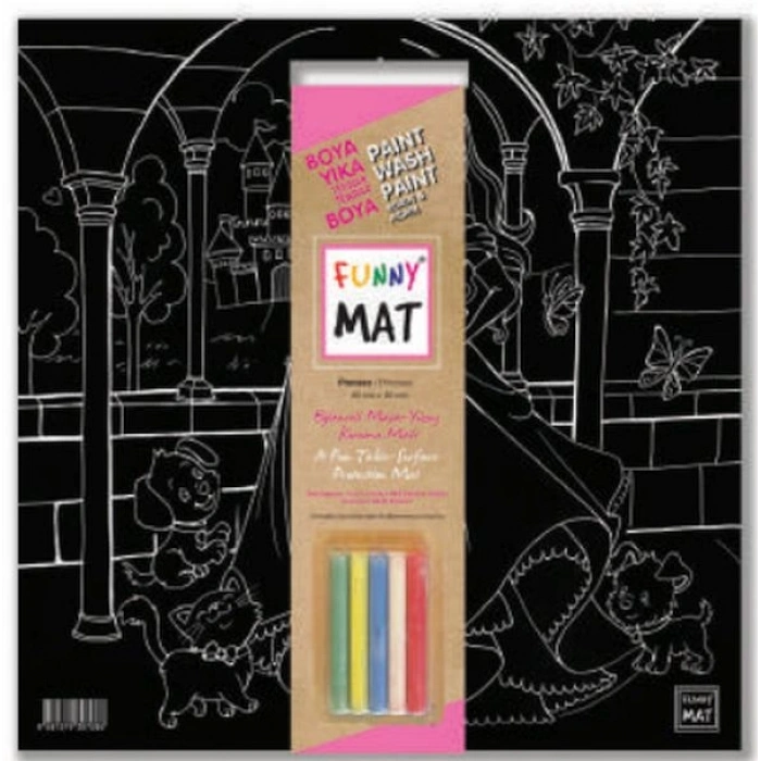 Funny Mat - Prenses 40x40cm