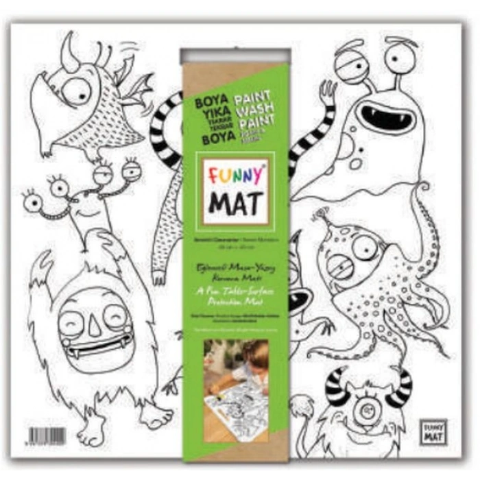 Funny Mat - Sevimli Canavarlar 40x40cm