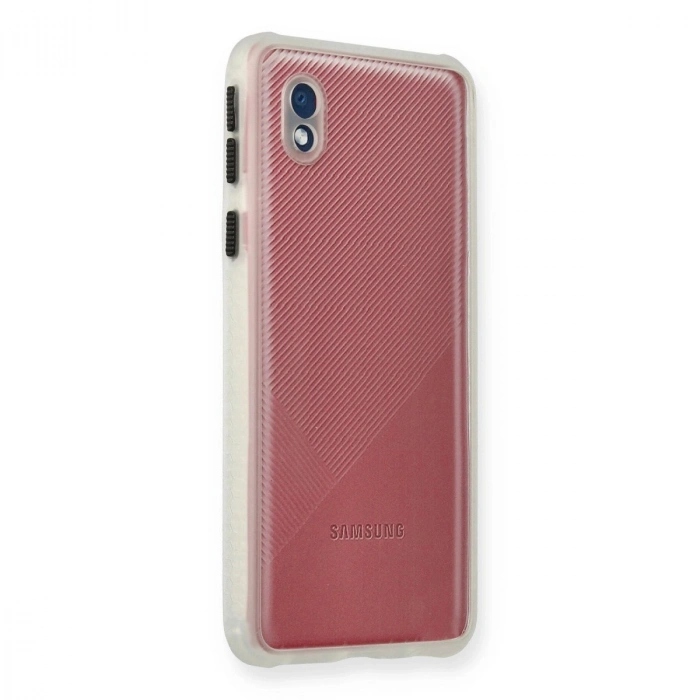 Galaxy A01 Core Kılıf Miami Şeffaf  - Şeffaf