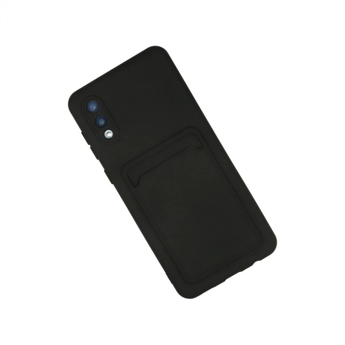Galaxy A02 Kılıf Kelvin Kartvizitli  - Siyah