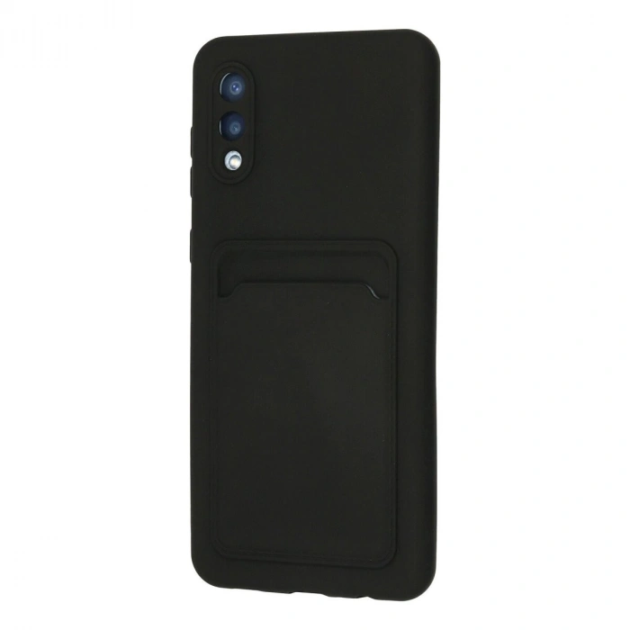 Galaxy A02 Kılıf Kelvin Kartvizitli  - Siyah