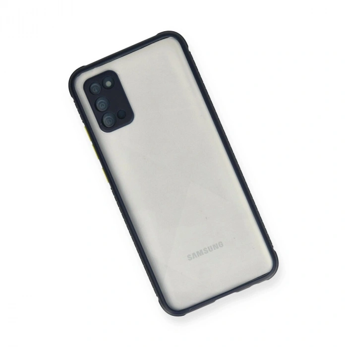 Galaxy A02s Kılıf Miami Şeffaf  - Lacivert