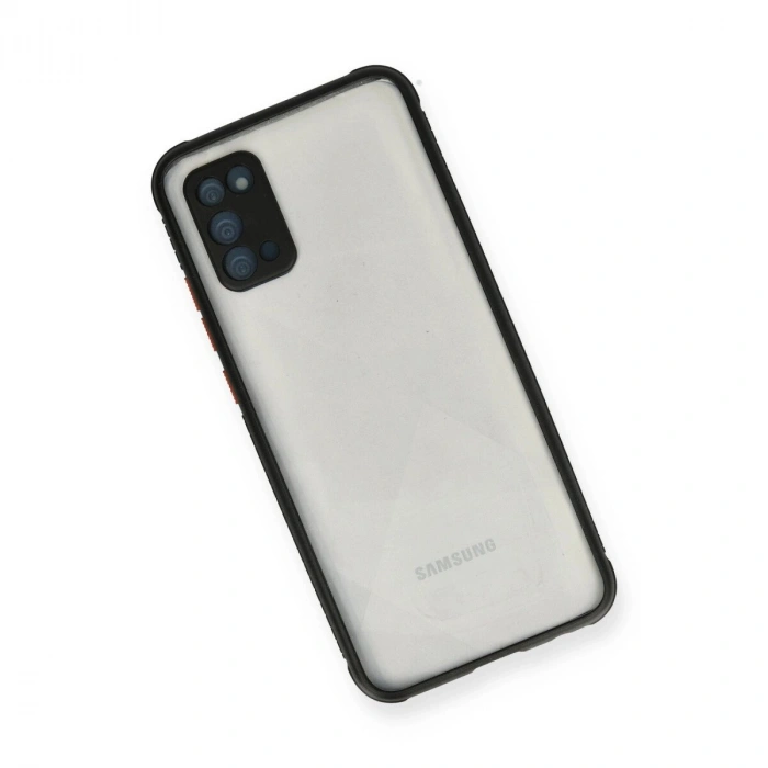 Galaxy A02s Kılıf Miami Şeffaf  - Siyah