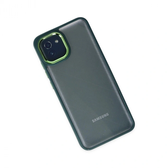 Galaxy A03 Kılıf Dora Kapak - Haki Yeşil