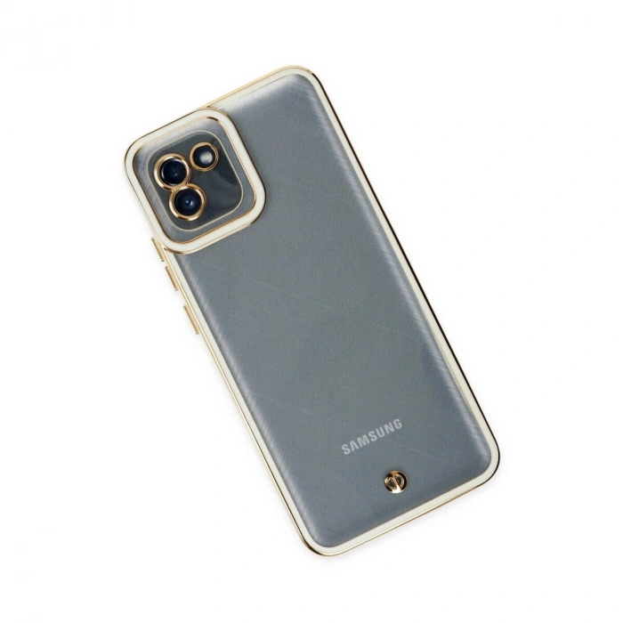 Galaxy A03 Kılıf Liva Lens  - Beyaz