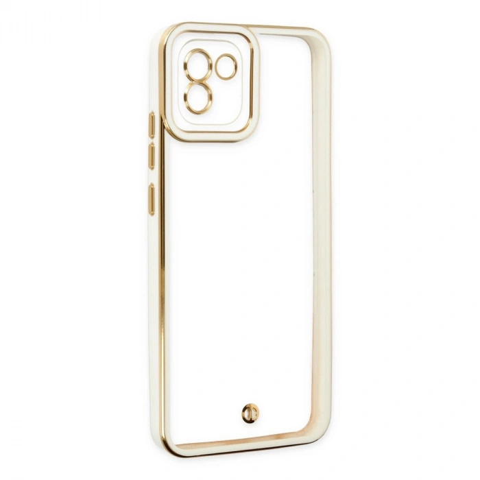 Galaxy A03 Kılıf Liva Lens  - Beyaz