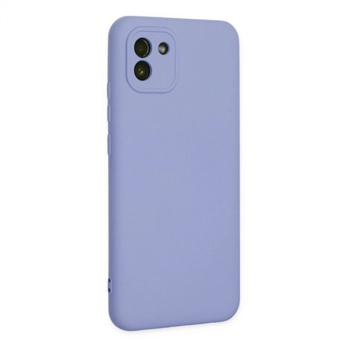 Galaxy A03 Kılıf Nano İçi Kadife  - Lila