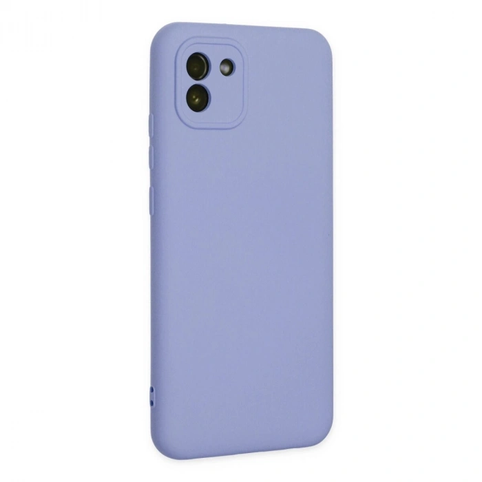 Galaxy A03 Kılıf Nano İçi Kadife  - Lila