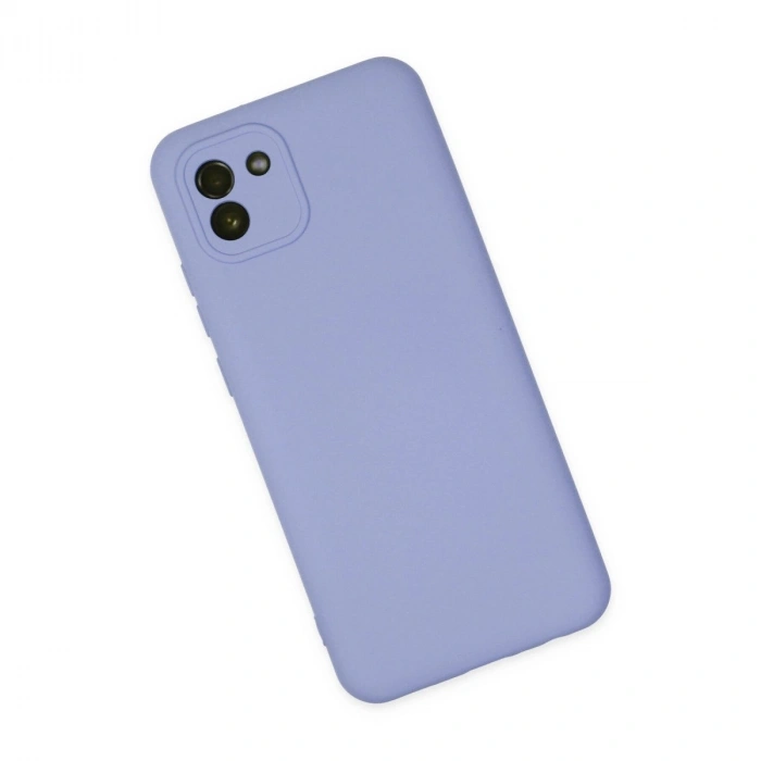 Galaxy A03 Kılıf Nano İçi Kadife  - Lila