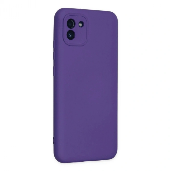 Galaxy A03 Kılıf Nano İçi Kadife  - Mor