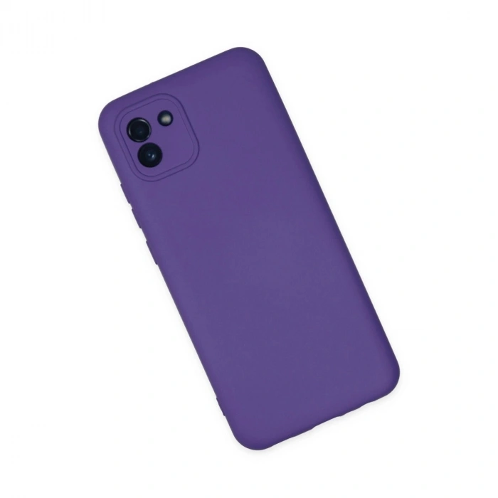 Galaxy A03 Kılıf Nano İçi Kadife  - Mor