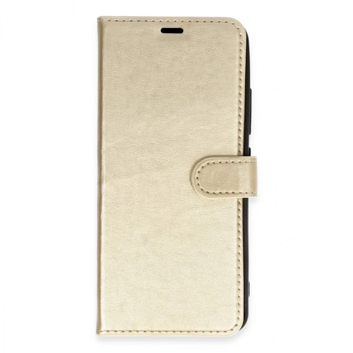 Galaxy A03 Kılıf Trend S Plus Kapaklı Kılıf - Gold