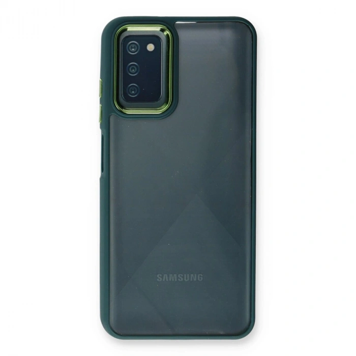 Galaxy A03s Kılıf Dora Kapak - Haki Yeşil