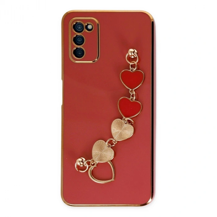 Galaxy A03s Kılıf Esila  - Kırmızı