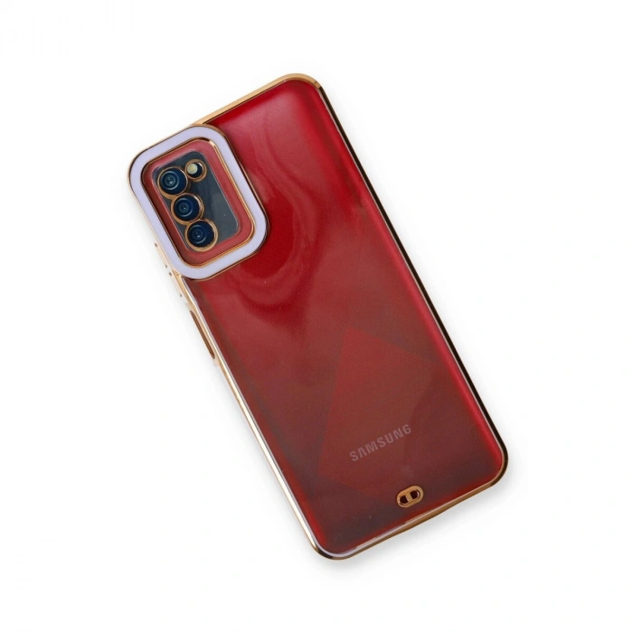 Galaxy A03s Kılıf Liva Lens  - Lila