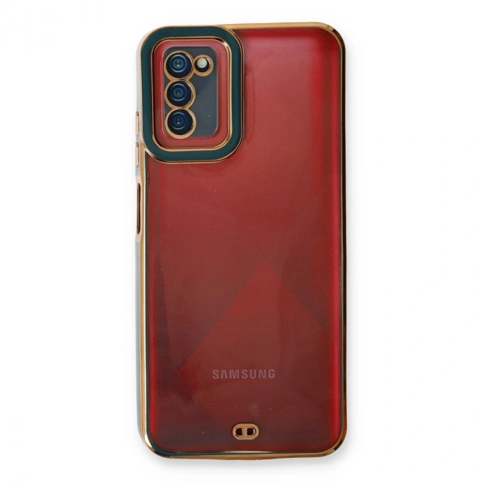 Galaxy A03s Kılıf Liva Lens  - Yeşil