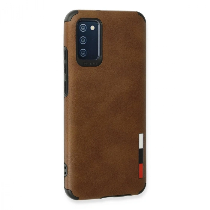 Galaxy A03s Kılıf Loop Deri  - Kahverengi